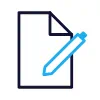Etape 2 décrivant une icône de contrat.